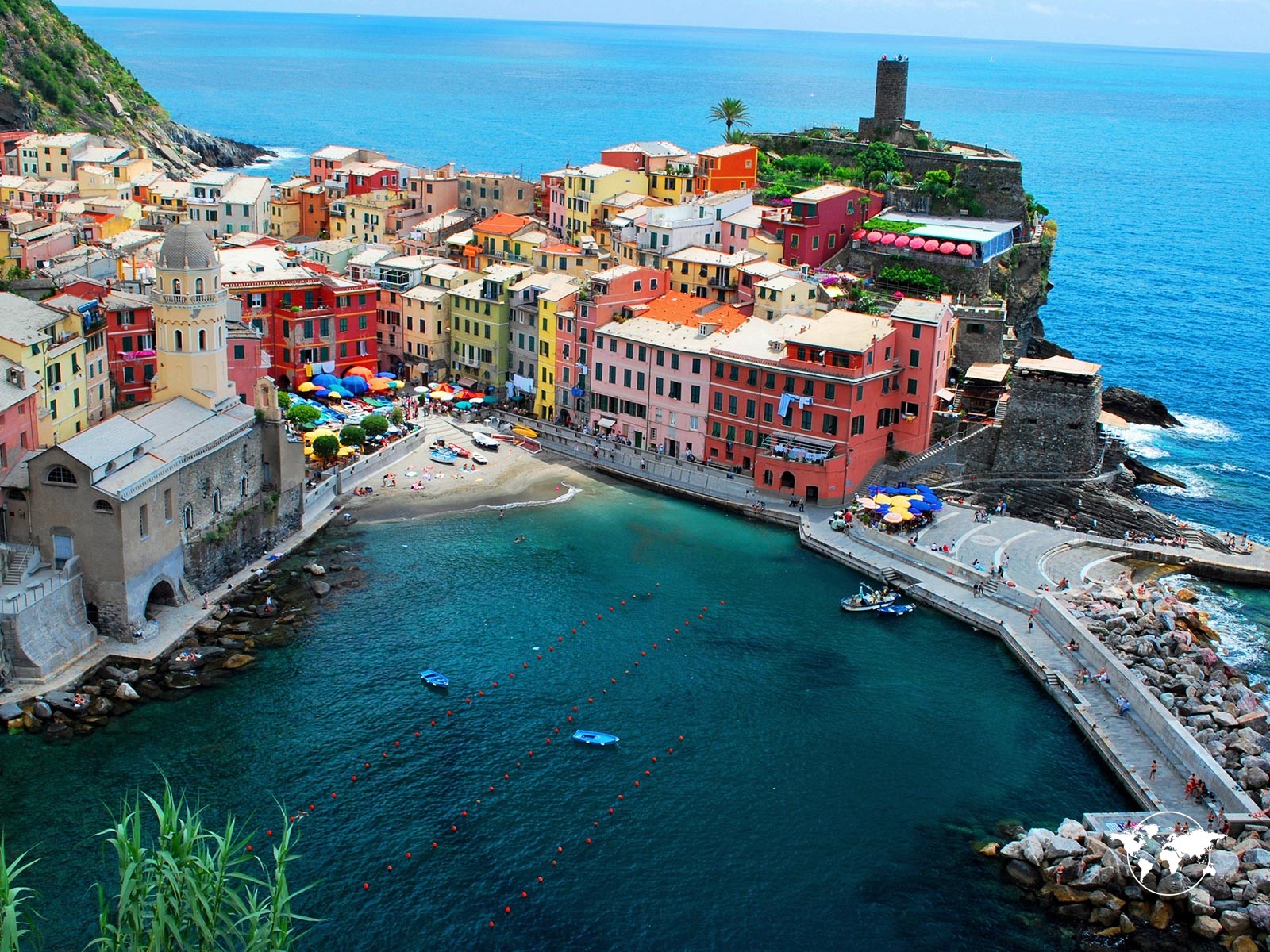 Vernazza nelle Cinque Terre in Liguria